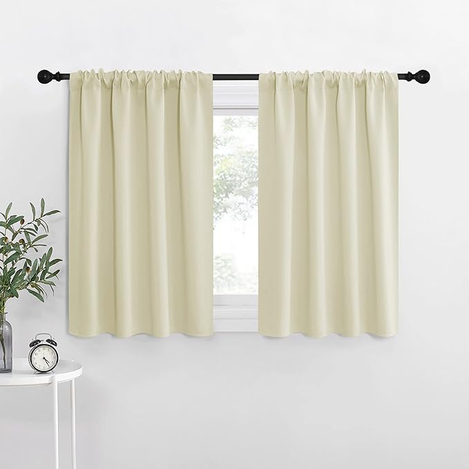 NICETOWN Kitchen Curtains, Short Blackout Curtains & Drapes, Thermal Insulated by NICETOWN