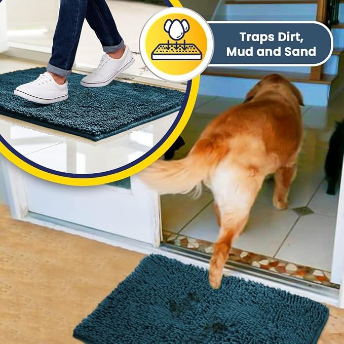 Muddy Mat® | Super Absorbent Door Mat Indoor, Microfiber Quick Dry Chenille - Image 2