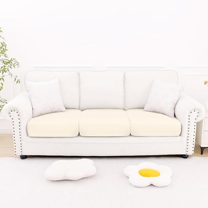Smiry Printed Couch Cushion Covers, Stretch Soft Couch Covers - Image 5