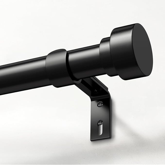 IFELS Heavy Duty Curtain Rods for Windows 48 to 84 Inch, 1 Inch Adjustable by IFELS