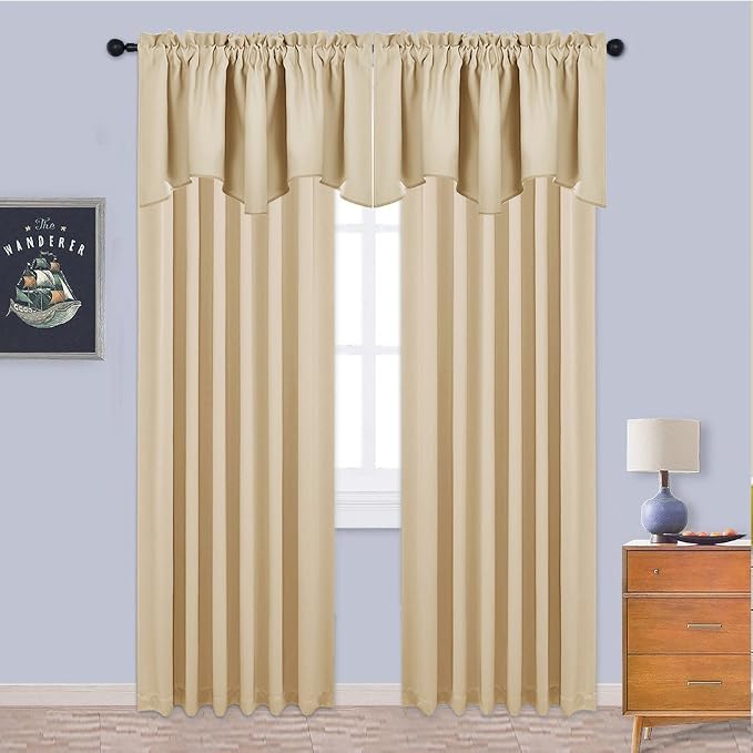 NICETOWN Farmhouse Blackout Valances - Image 5
