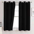 ChrisDowa 100% Blackout Curtains 63 inch Long by ChrisDowa