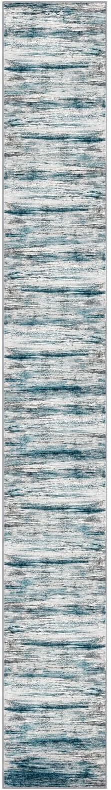 KOZYFLY Modern Abstract Hallway Runner Rug, 2.6x20 Washable Rug Runner Non-Slip - Image 8