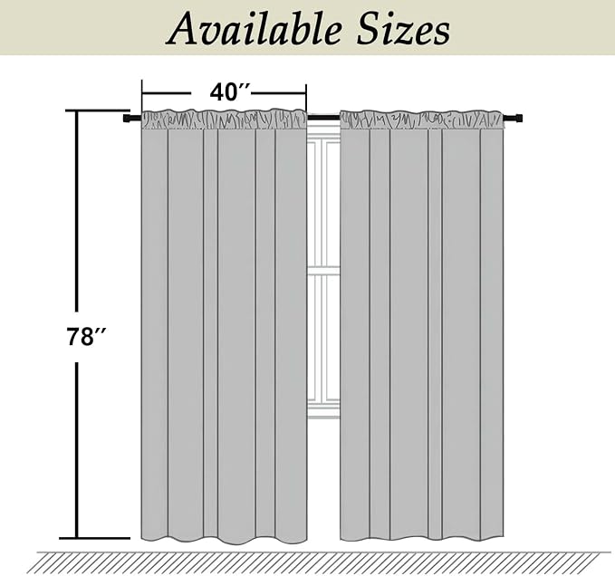 Simplebrand Ava Stone Blackout Curtains - Image 9