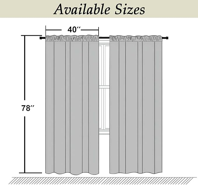 Simplebrand Ava Lilac Blackout Curtains - Image 9