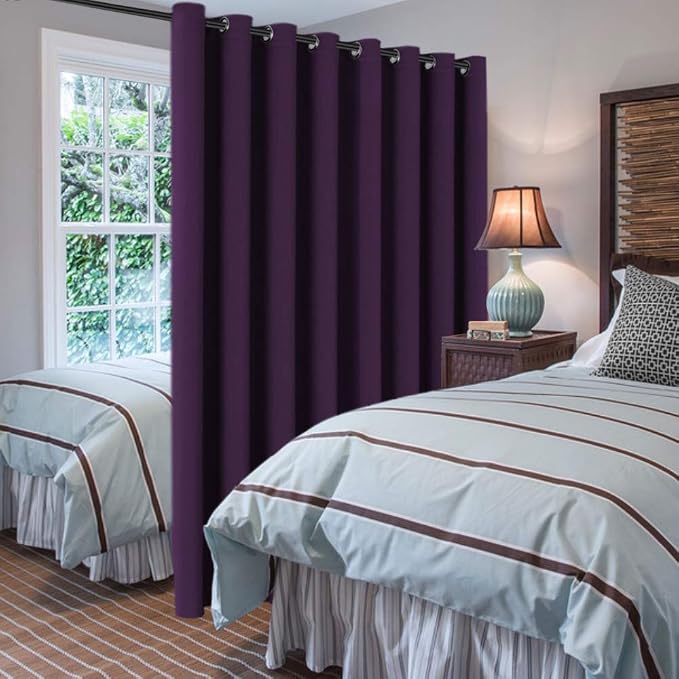 H.VERSAILTEX Blackout Patio Curtains 100 x 108 Inches - Image 2