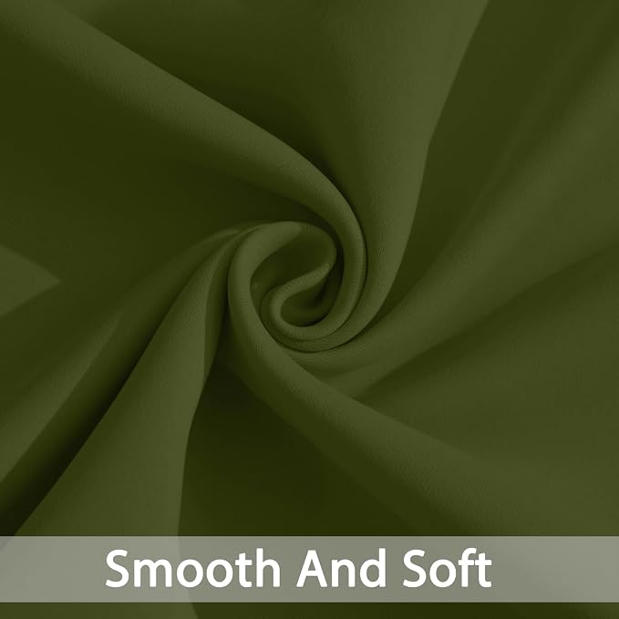 Yakamok Blackout Curtains for Bedroom, Thermal Insulated Blackout Grommet Top - Image 6