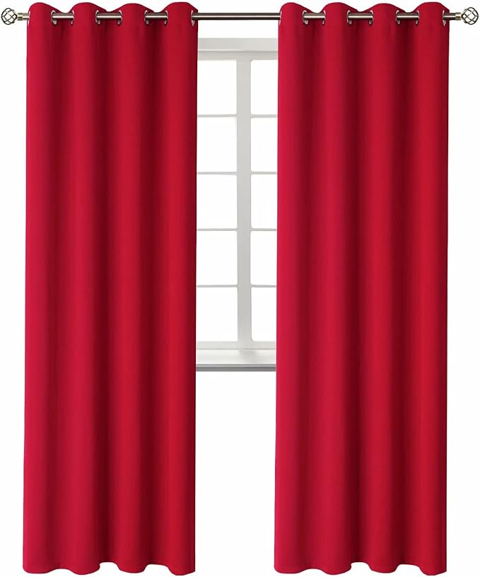 BGment Christmas Room Darkening Curtains 84 Inches Long by BGment