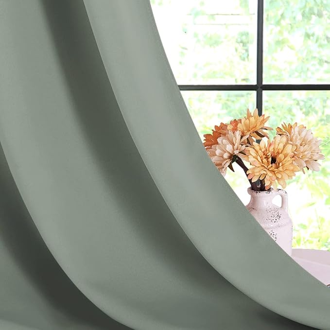 NICETOWN Modern Blackout Curtains Noise Reducing, Thermal Insulated and Privacy - Image 6