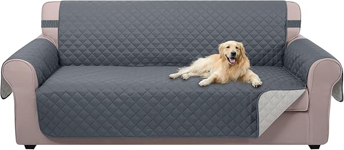 U-NICE HOME Large Sofa Cover Reversible Couch Cover by U-NICEHOME