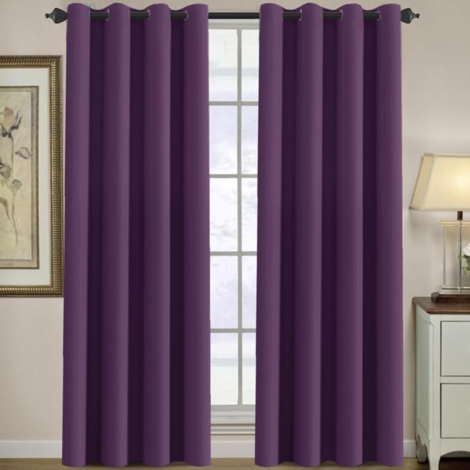H.VERSAILTEX Blackout Curtain for Living Room Thermal Insulated Window by HVERSAILTEX