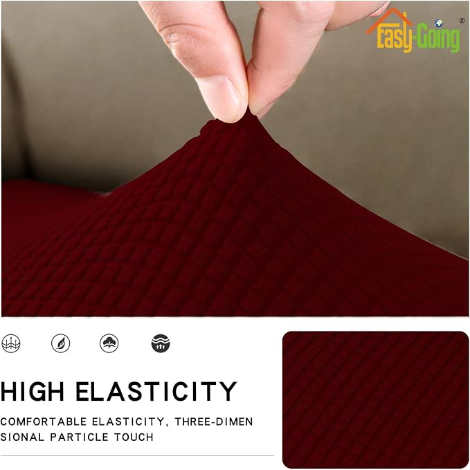 Easy-Going Stretch Loveseat Cushion Cover Sofa Cushion Furniture Protector Sofa - Image 4