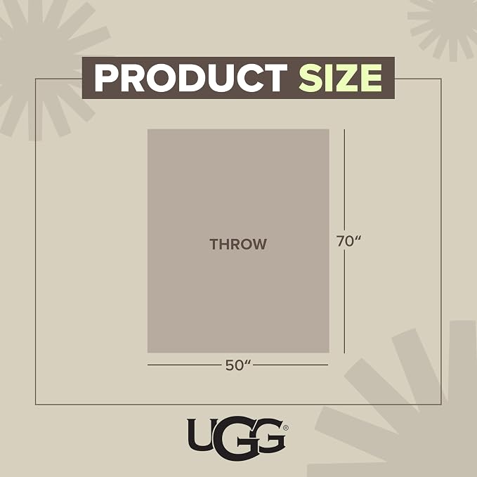 UGG Euphoria Faux Fur Throw Blanket, Oversized Warm Throw - Image 8