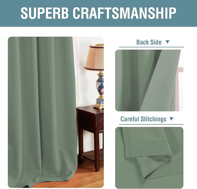 H.VERSAILTEX Blackout Curtain for Living Room Thermal Insulated Window - Image 3