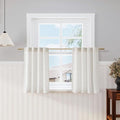 Nanspring 30 Inch Long Cream Curtains by Nanspring
