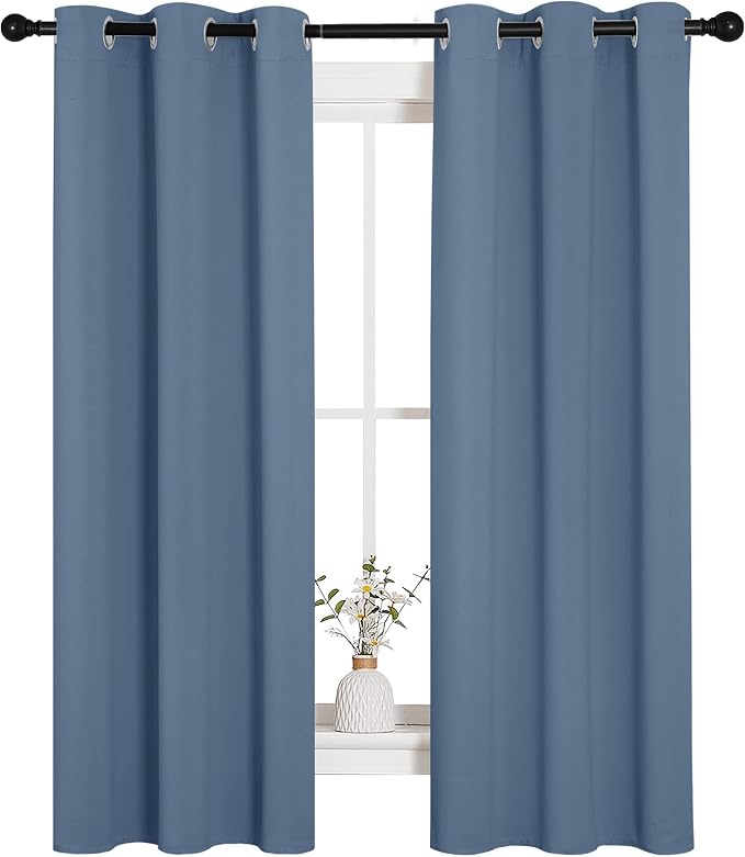 NICETOWN Kitchen Curtains Blackout Curtains & Drapes, Thermal Insulated Grommet - Image 2
