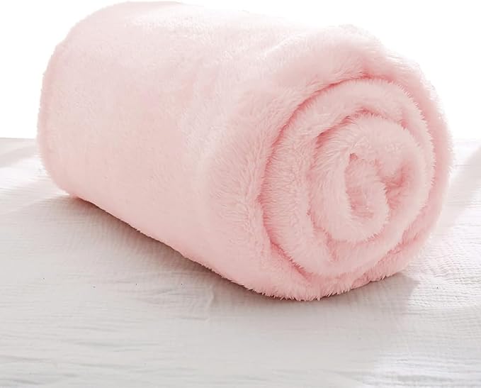 Exclusivo Mezcla Plush Fuzzy Fleece Throw Blanket, Super Soft, Fluffy and Warm by ExclusivoMezcla