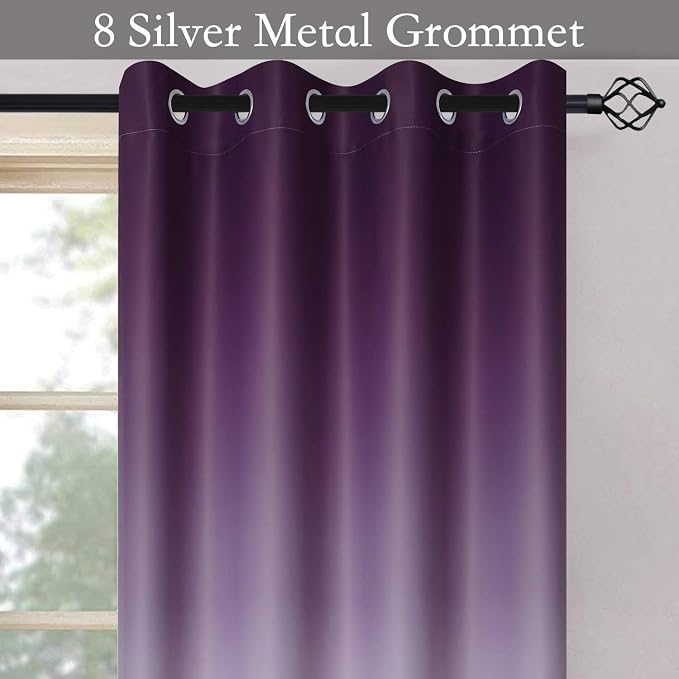 SimpleHome Ombre Room Darkening Curtains - Image 2