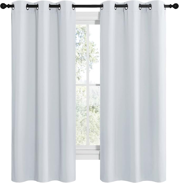 NICETOWN Room Darkening Draperies Curtains Panels, Window Treatment Thermal - Image 2