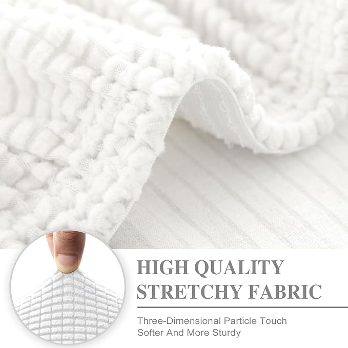 Couch Cushion Covers for Sectional Sofa L Shape Washable Separate Seat Chaise - Image 4