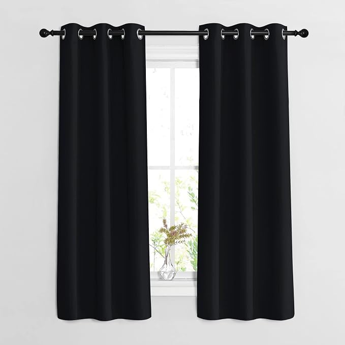 NICETOWN Black Curtains for Boys Room by NICETOWN