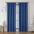 Simplebrand Ava Royal Blue Blackout Curtains by Simplebrand