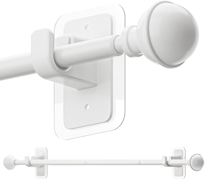 ENJOYBASICS No Drill Curtain Rods by ENJOYBASICS