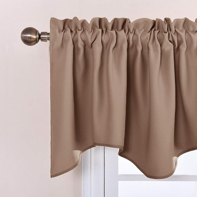 NICETOWN Blackout Valances Short Curtains - Image 2
