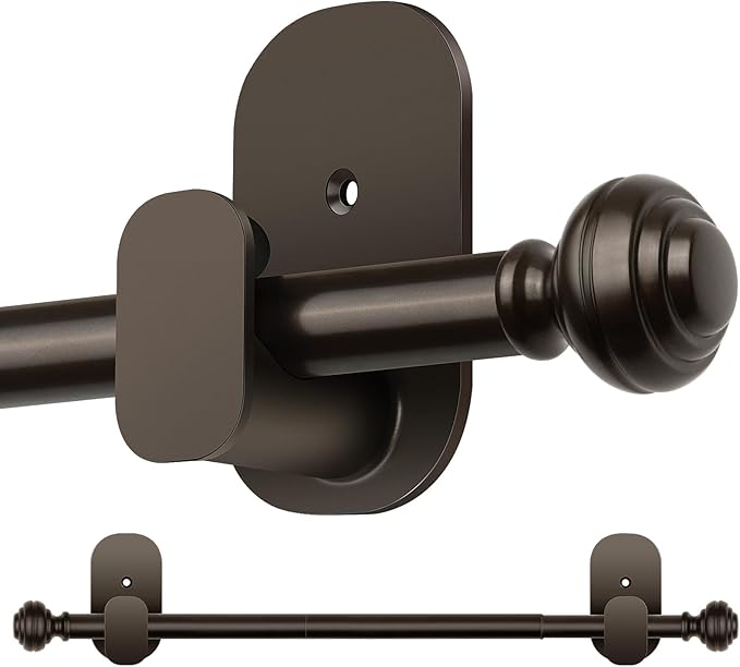 KAMANINA Curtain Rods No Drilling by KAMANINA