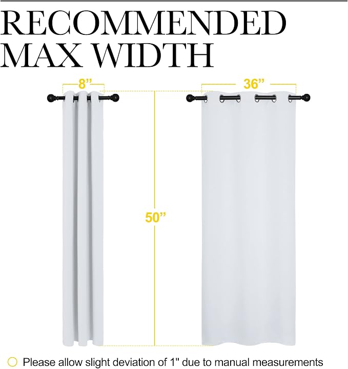 NICETOWN Room Darkening Curtain Panels - Image 7