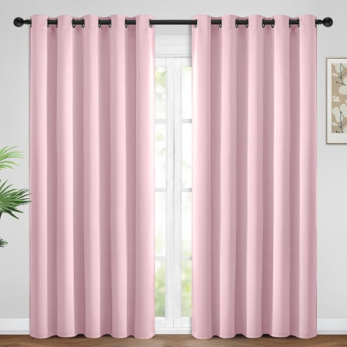 Yakamok Light Blocking Window Blackout Curtains Thermal Insulated Room by Yakamok