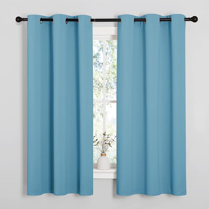 NICETOWN Window Treatment Thermal Insulated Solid Grommet Room Darkening - Image 2