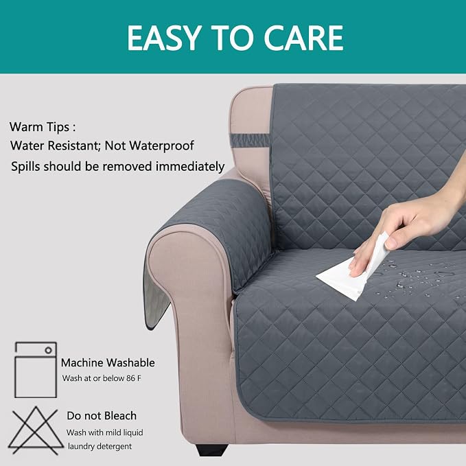 U-NICE HOME Reversible Sofa Cover Couch Cover - Image 5