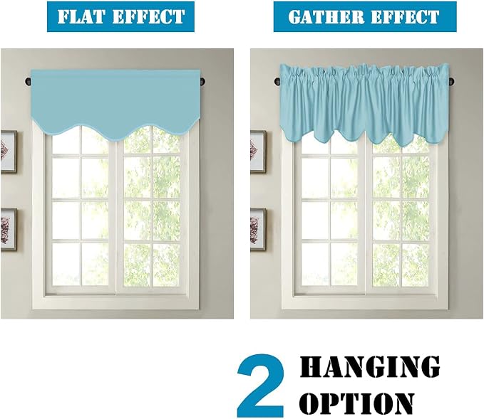 H.VERSAILTEX 2 Panels Blackout Curtain Valances - Image 5