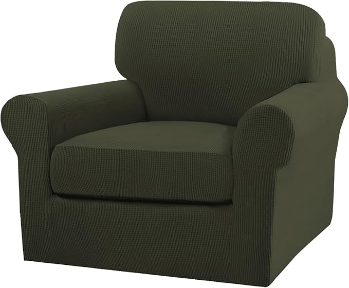 Turquoize 2 Piece Chair Covers Armchair Slipcovers by Turquoize