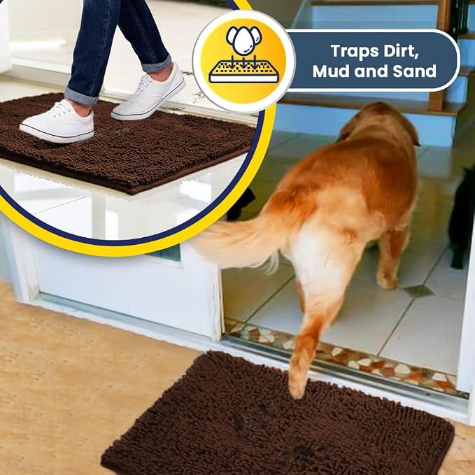 Muddy Mat® | Super Absorbent Door Mat Indoor, Microfiber Quick Dry Chenille - Image 3