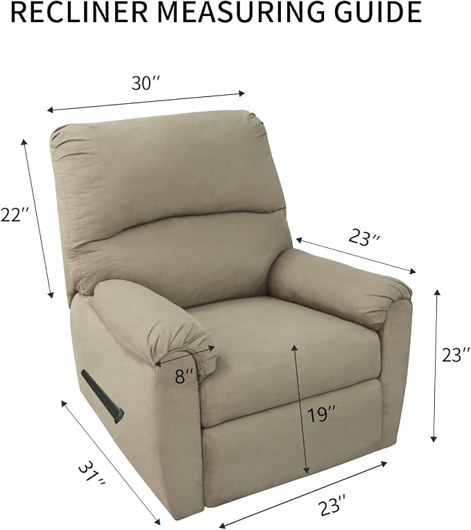 PureFit Super Stretch Recliner Cover Sofa Couch Cover - Image 6
