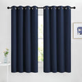 NICETOWN Blackout Navy Curtains 63 inch Length by NICETOWN