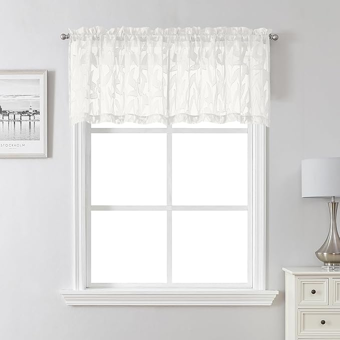 Lecloud Leia Ivory Sheer Valances by Lecloud