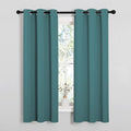 NICETOWN Kitchen Curtain Panels Blackout Draperies, Thermal Insulated Solid by NICETOWN