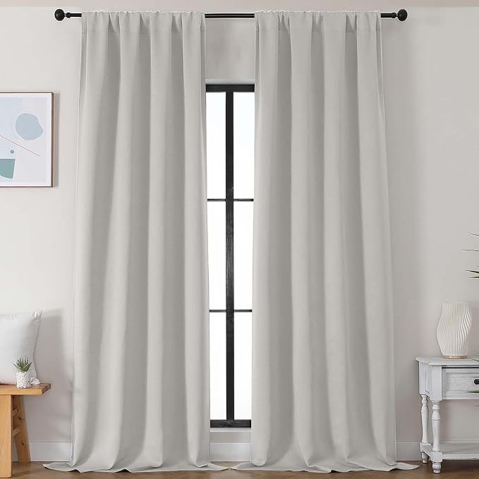 Simplebrand Natural Blackout Curtains by Simplebrand