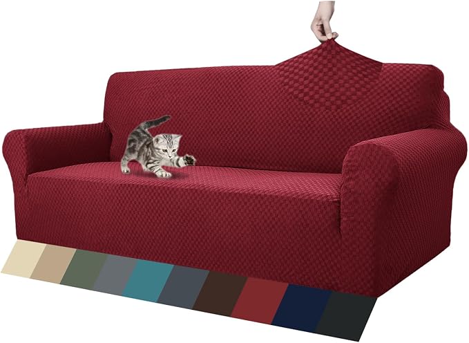 ZNSAYOTX 1 Piece Jacquard Couch Covers by ZNSAYOTX