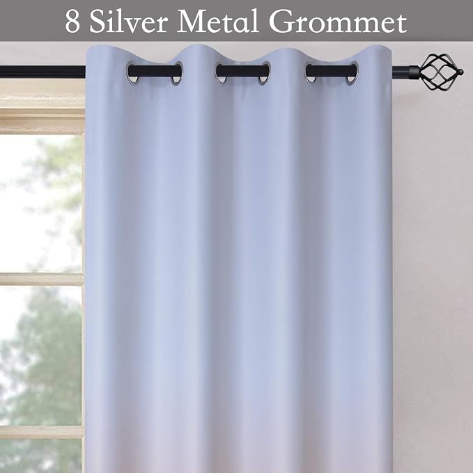 SimpleHome Ombre Room Darkening Curtains - Image 2