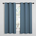 NICETOWN Room Darkening Curtains 63" Length, Thermal Insulated Blackout Panels by NICETOWN