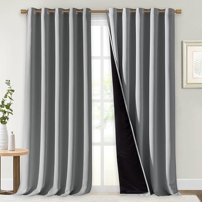 NICETOWN Total Shade Curtains and Draperies, Heavy-Duty Full Light Shading by NICETOWN
