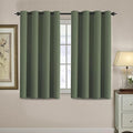 H.VERSAILTEX Blackout Curtain for Living Room Small Window Kitchen Blackout by HVERSAILTEX