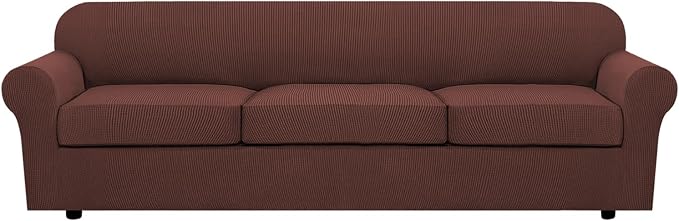 H.VERSAILTEX 4 Piece Stretch Sofa Covers by HVERSAILTEX