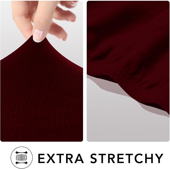 PureFit Super Stretch Sofa Slipcover – Spandex Non Slip Soft Couch Sofa Cover - Image 3