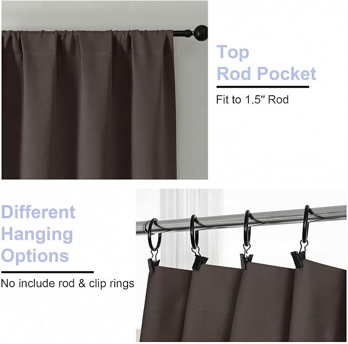 Simplebrand Blackout Extra 10ft Curtains - Image 4