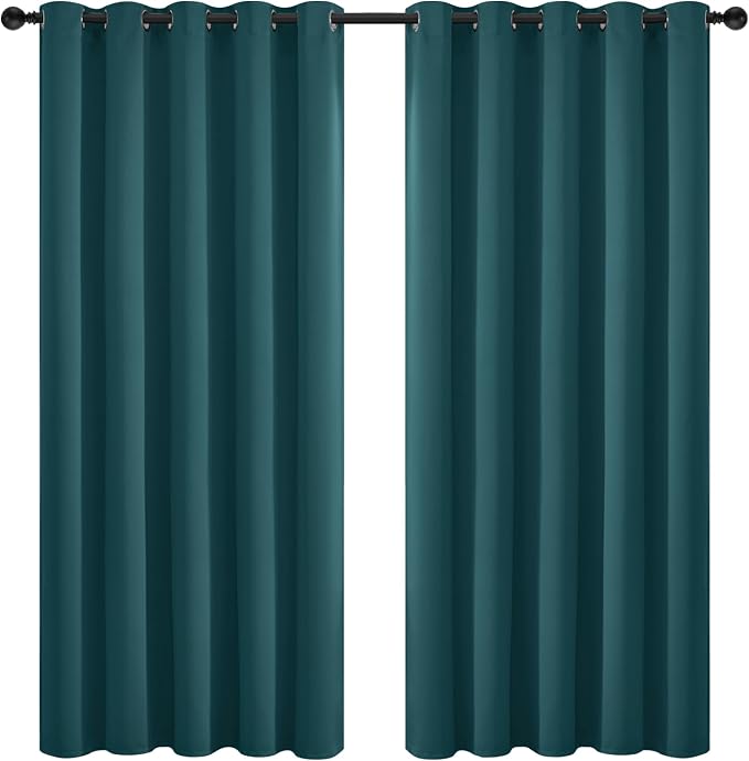 Yakamok Blackout Curtains for Bedroom 2 Panels Set Thermal Insulated Room by Yakamok